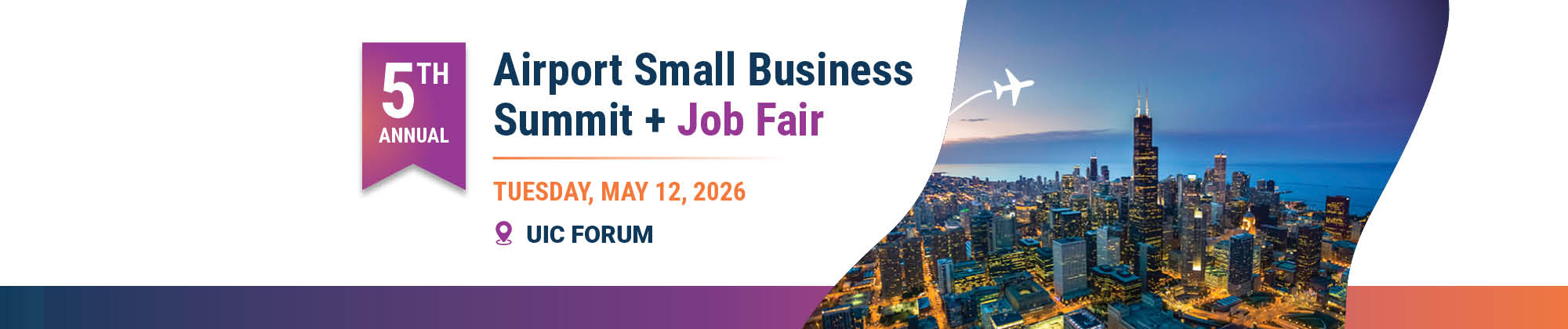 Airport Small Business Summit and Job Fair event header
